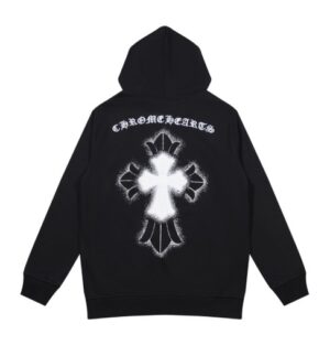 Chrome Heart Spine Cross Hoodie