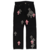 Chrome Hearts Multi Color Cross Jeans